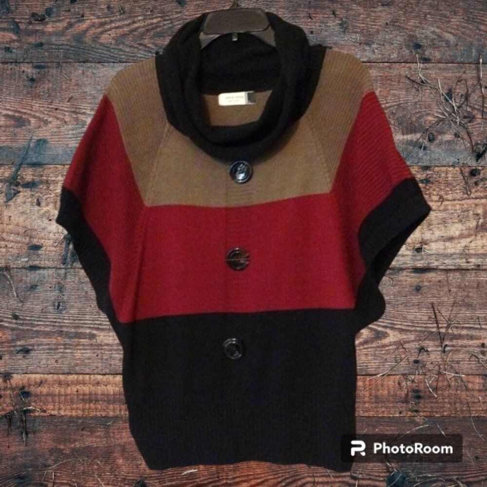 jon & anna Size Large Poncho Style Sweater Top